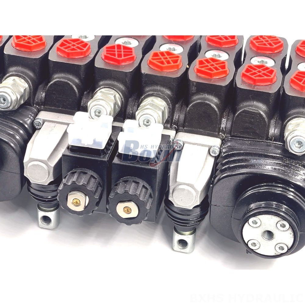6 Way Hydraulic Selector Valve Sectional Directional Valve | Wholesale & OEM | Manual Operation detail image